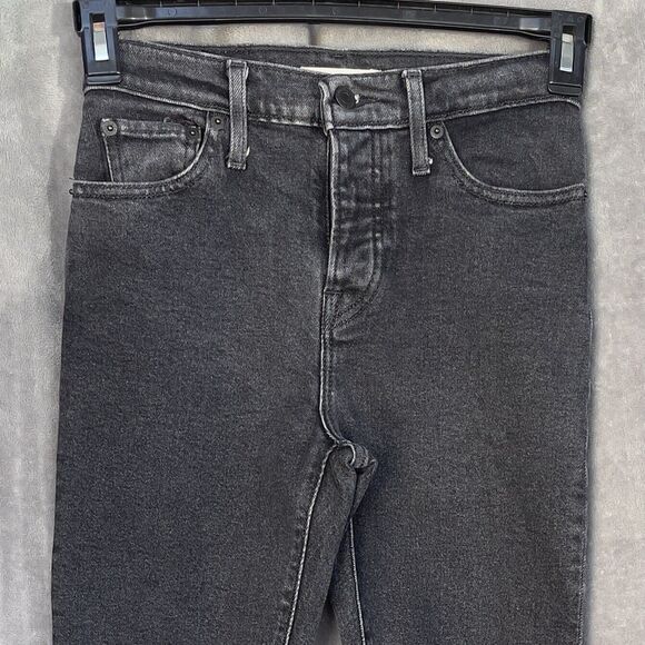 Levi’s Wedgie Skinny Women’s Size 25 High-Rise Buttonfly Crop Jeans - Picture 7 of 12